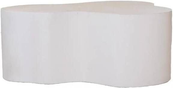 Giga Meubel Salontafel Organisch Wit 100cm Salontafel Lina