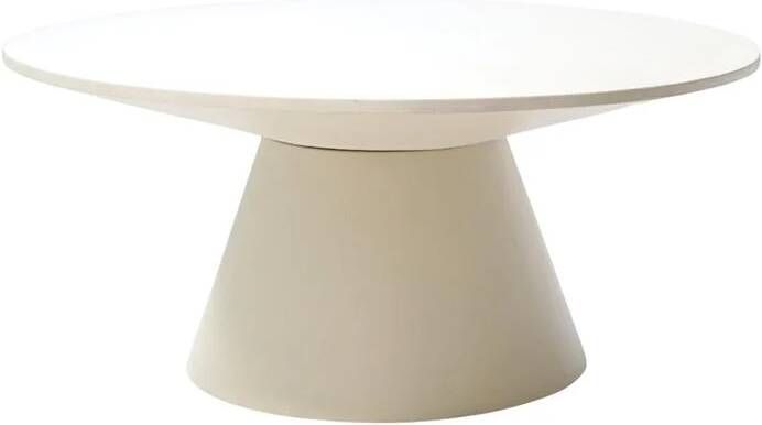 Giga Meubel Salontafel Betonlook Beige Ø90cm Salontafel Sep
