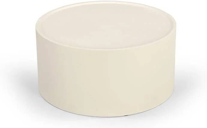 Giga Meubel Salontafel Rond Ø80cm Beige Betonlook Jelka