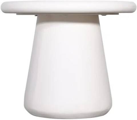 Giga Meubel Salontafel Rond Beige 50cm Betonlook Tafel Romy