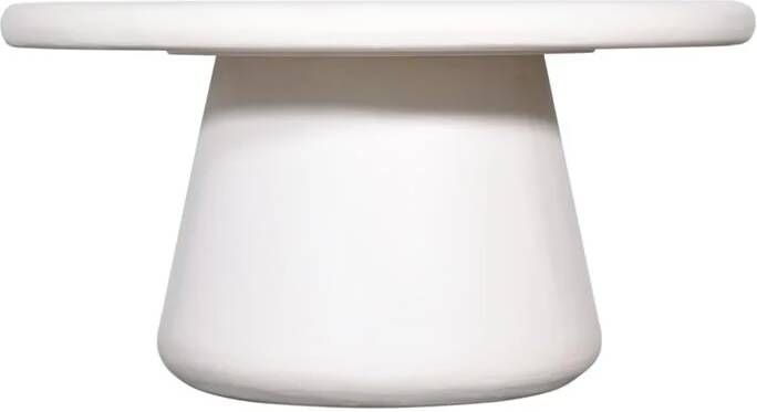 Giga Meubel Salontafel Rond Beige 70cm Betonlook Tafel Romy
