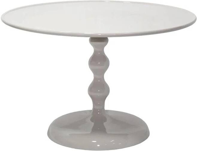 Giga Meubel Salontafel Rond Beige Glans 59x59x38 5cm Carien