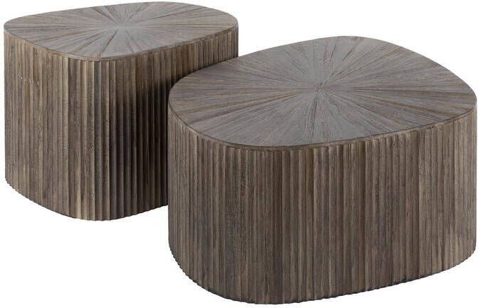 Giga Meubel Salontafel Vierhoekig Set Van 2 Maya XL