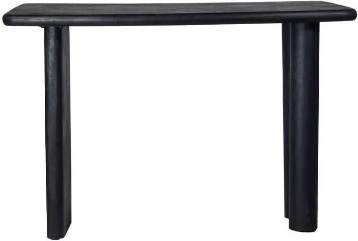 Giga Meubel Sidetable Mangohout Zwart 113x44x76cm Rumi