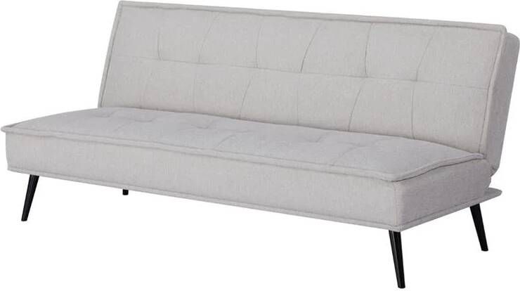 Giga Meubel Slaapbank Beige 180cm Metaal & Stof Bank Kathy
