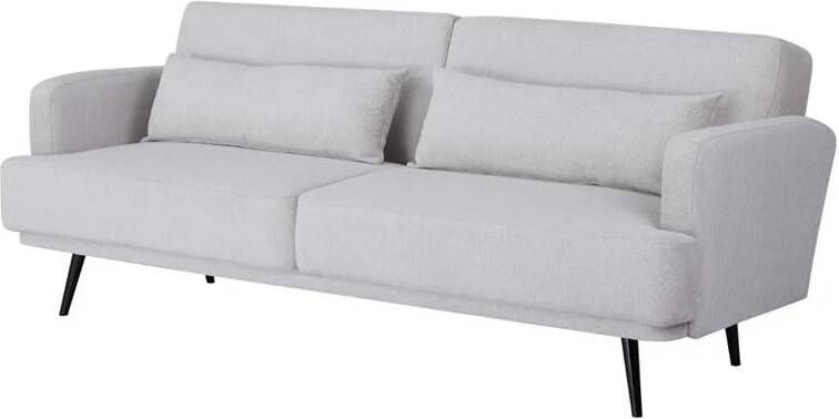 Giga Meubel Slaapbank Beige 215cm Metaal & Stof Bank Sylke