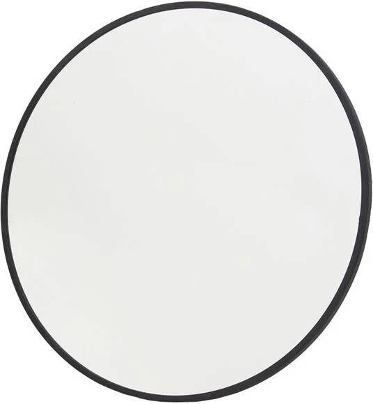 Giga Meubel Spiegel Rond Zwart Metaal 100x3x100cm Rosie
