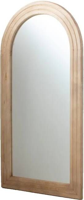 Giga Meubel Staande Spiegel Naturel Mangohout 94x4x178cm Esther