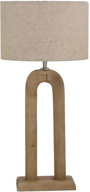 Giga Meubel Tafellamp Naturel 60cm Mangohout Micky