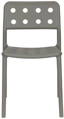 Giga Meubel Tuinstoel Grijs 53x46x80cm Serra Set van 4
