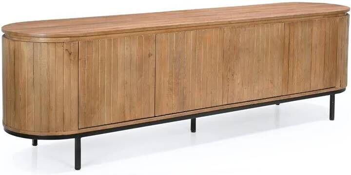 Giga Meubel TV-Meubel Naturel Mangohout 200x45x57cm Tora