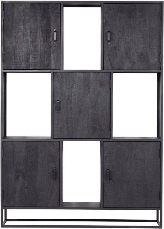 Giga Meubel Wandkast Mangohout 5-deurs 150x40x210cm Jenny