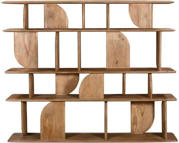 Giga Meubel Wandkast Naturel Open 170x35x140cm Solis