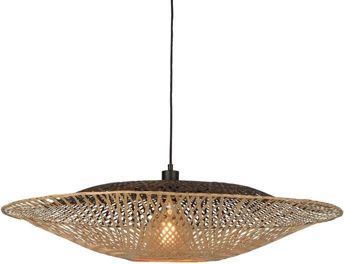GOOD&MOJO Kalimantan Hanglamp Plat Ø87cm Naturel