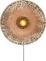 GOOD&MOJO Wandlamp KALIMANTAN Naturel Zwart Bamboe Small (44x12cm) Met Gouden LEDlamp - Thumbnail 2