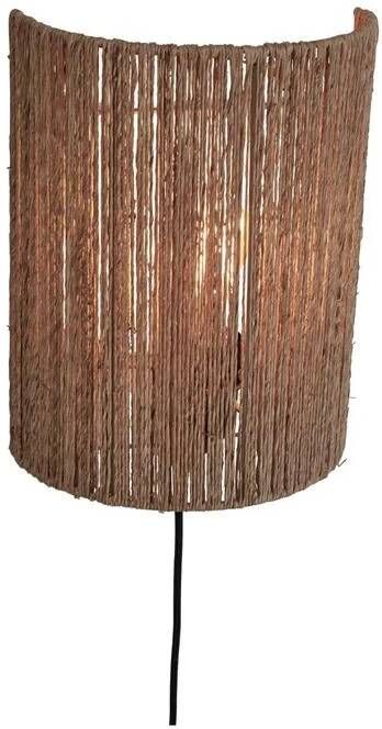 GOOD&MOJO Wandlamp Iguazu Jute 25x25x32cm