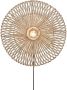 GOOD&MOJO Wandlamp Zanzibar Rotan Wit Ø55cm - Thumbnail 1