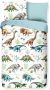 Good Morning Dino 6673 Flanel Dekbedovertrek Eenpersoons 140x200 220 cm Multi kleur - Thumbnail 2