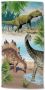 Good Morning Kids Dino Strandlaken nr.6602 Poly Velours 75x150 cm Multi - Thumbnail 2