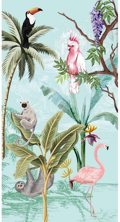 Good Morning Ronin Strandlaken 100% Polyester Velours 75x150 Cm Multi