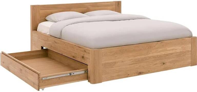 Goossens Bedframe Bibi 140 x 210 Eiken olie blank Hout
