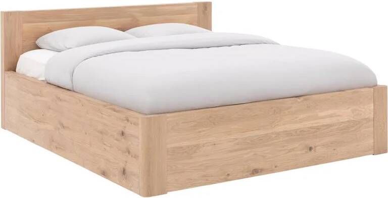 Goossens Bedframe Bibi 160 x 210 Eiken wit geolied Hout