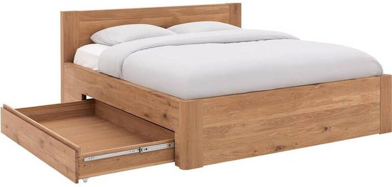 Goossens Bedframe Bibi 160 x 210 Eiken soft touch lak blank Hout