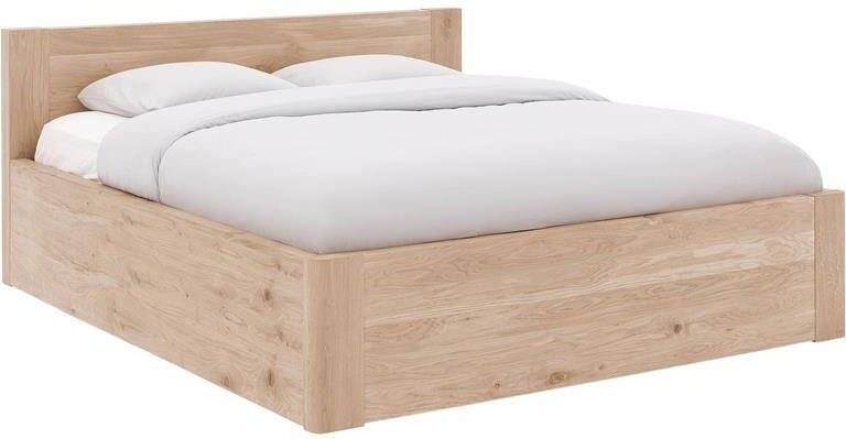 Goossens Bedframe Bibi 180 x 200 Eiken gelakt roomwit Hout