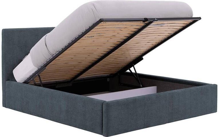 Goossens Bedframe Mysen Storage 160 x 200 Stof fijn geweven