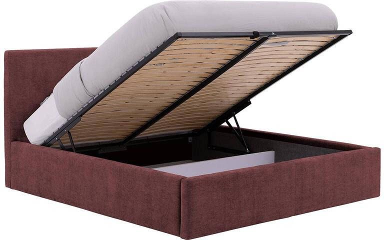 Goossens Bedframe Mysen Storage 160 x 200 Stof fijn geweven