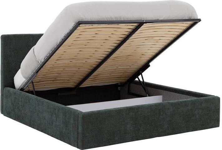 Goossens Bedframe Mysen Storage 180 x 200 Stof fijn geweven