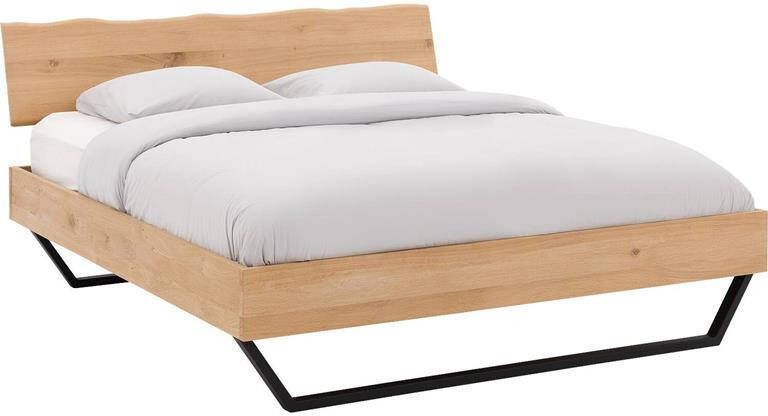 Goossens Bedframe Slade Bedframe 140 x 200 cm hoofdbord organisch