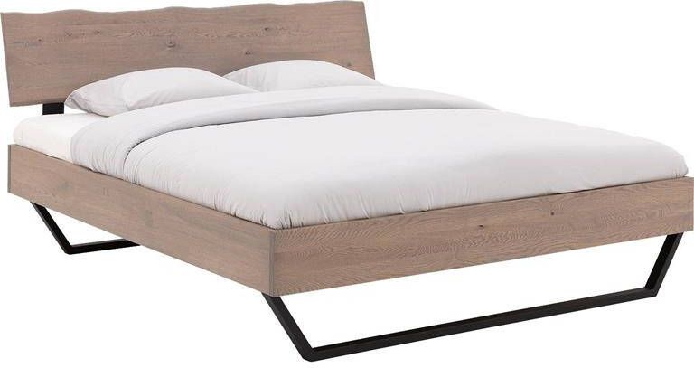 Goossens Bedframe Slade Bedframe 160 x 210 cm hoofdbord organisch