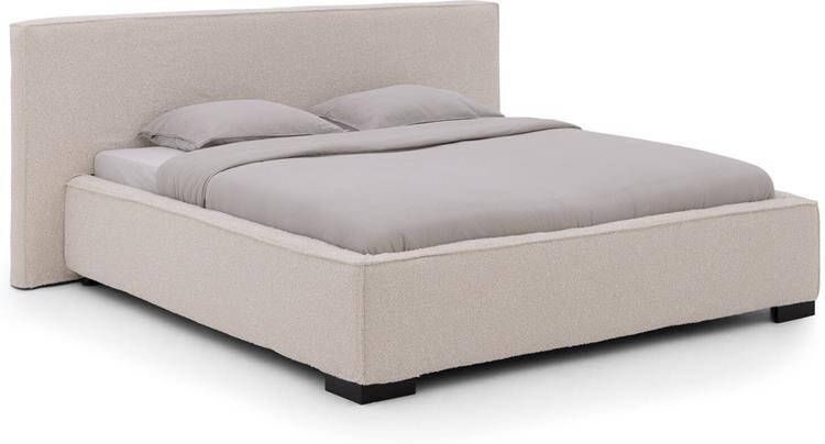 Goossens Bedframe Switch 180 x 210 Ahenk 9851 beige Bouclé