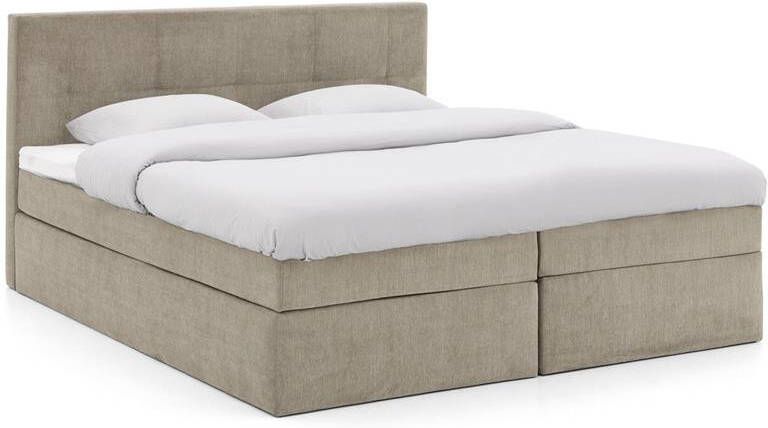 Goossens Boxspring Rud bruin 160 x 200 cm