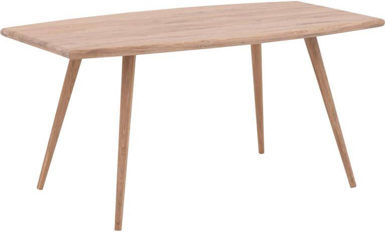 Goossens Eettafel Bjarte Semi ovaal 180 x 90 cm