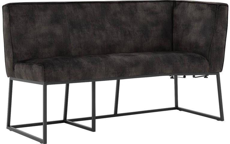 Goossens Excellent Eetkamerbank Tom 150 cm breed met hoek voorstaand