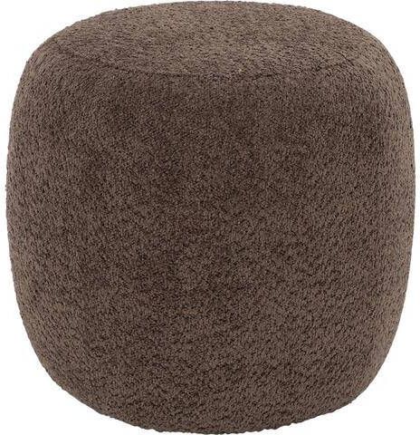 Goossens Hocker Lizz in boucle mokka