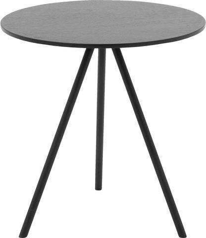 Goossens Salontafel Bo in Eiken soft touch lak zwart ral 9005