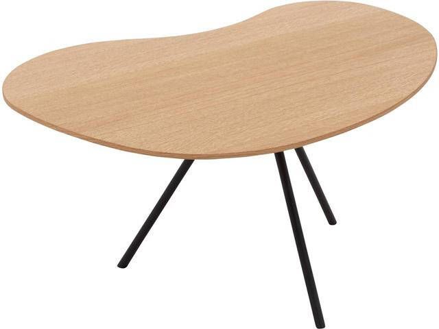 Goossens Salontafel Saya in Eiken gelakt blank