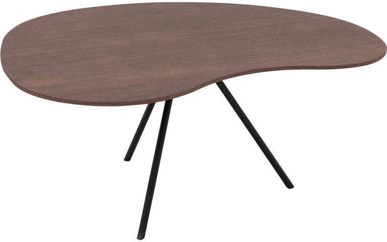 Goossens Salontafel Saya in Eiken soft touch lak notenkleur
