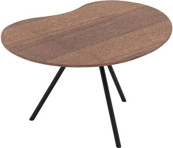 Goossens Salontafel Saya in Eiken soft touch lak notenkleur