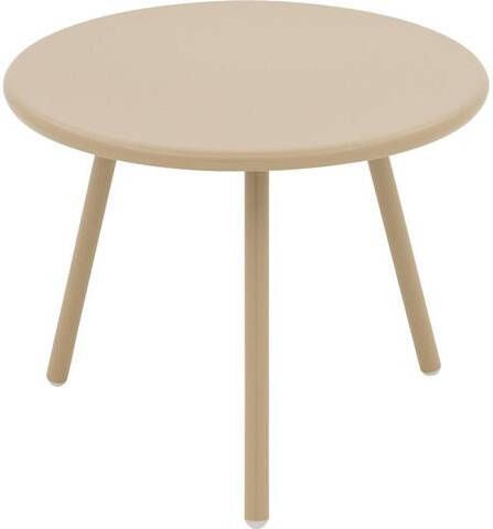 Goossens Tafel Brad in Poedercoating khaki