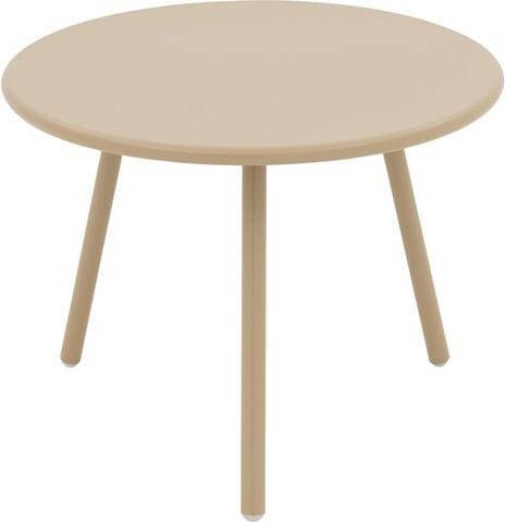 Goossens Tafel Brad in Poedercoating khaki