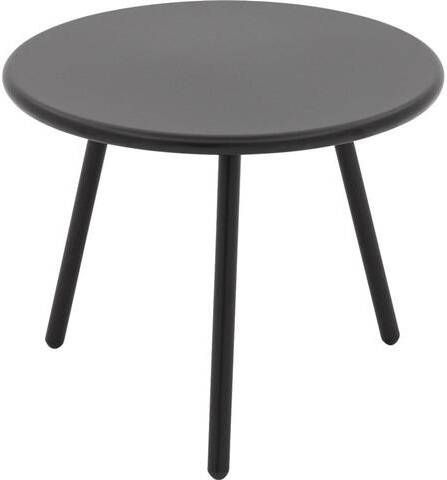 Goossens Tafel Brad in Poedercoating zwart