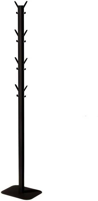Gorillz Atomy Kapstok Staand Staande Kapstok 16 Haken Metaal 180 Cm Zwart