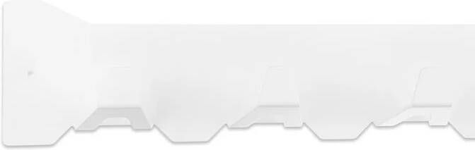 Gorillz Triangle Three Wandkapstok 44 x 5 6 x 12 cm Wit