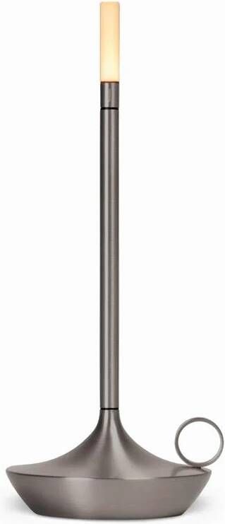 Graypants Wick Oplaadbaar Tafel Licht Staal USB-C Ø12 cm
