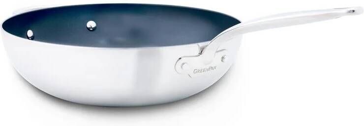 GreenPan Barcelona Evershine Wokpan Ø 30 cm Zilver