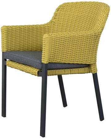Hartman Cairo tuinstoel xerix yellow inclusief kussen
